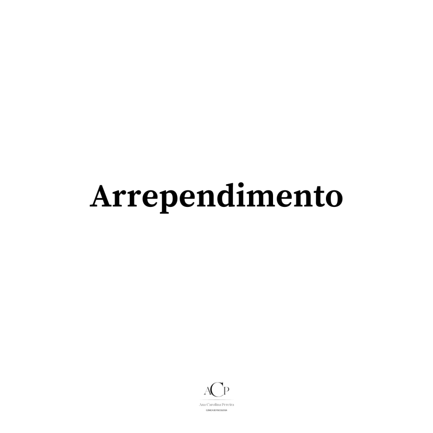 arrpendimento